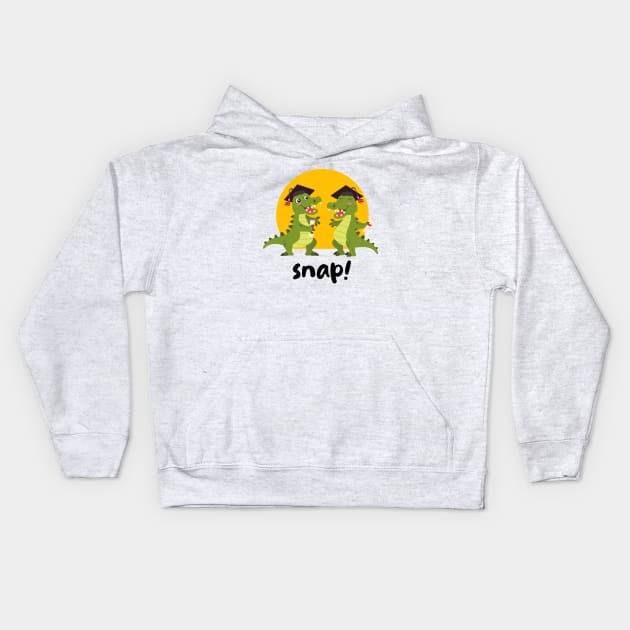Snap! Double graduation (on light colors) Kids Hoodie by Messy Nessie